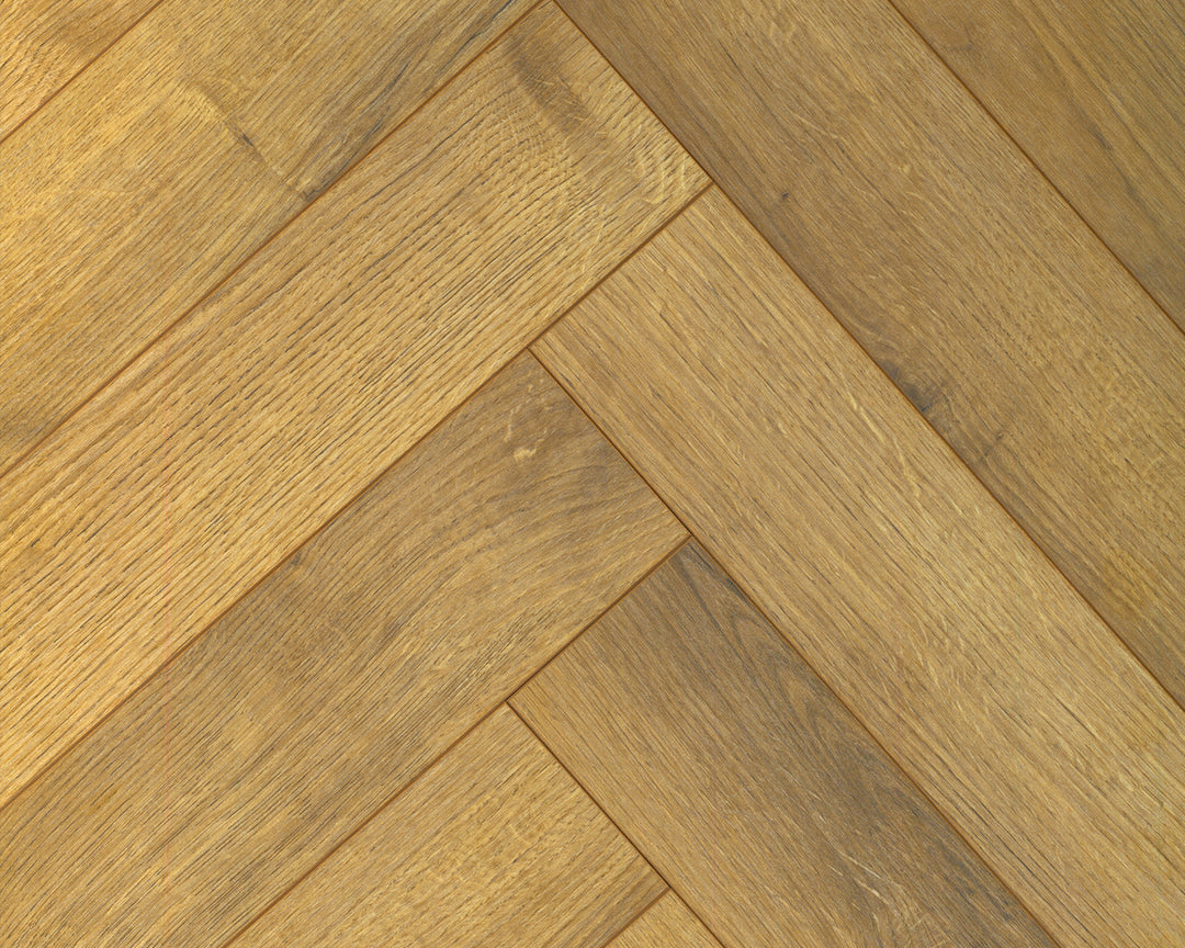 Canadia Aqua - Stade Oak Herringbone 12mm (€42.99/m2)
