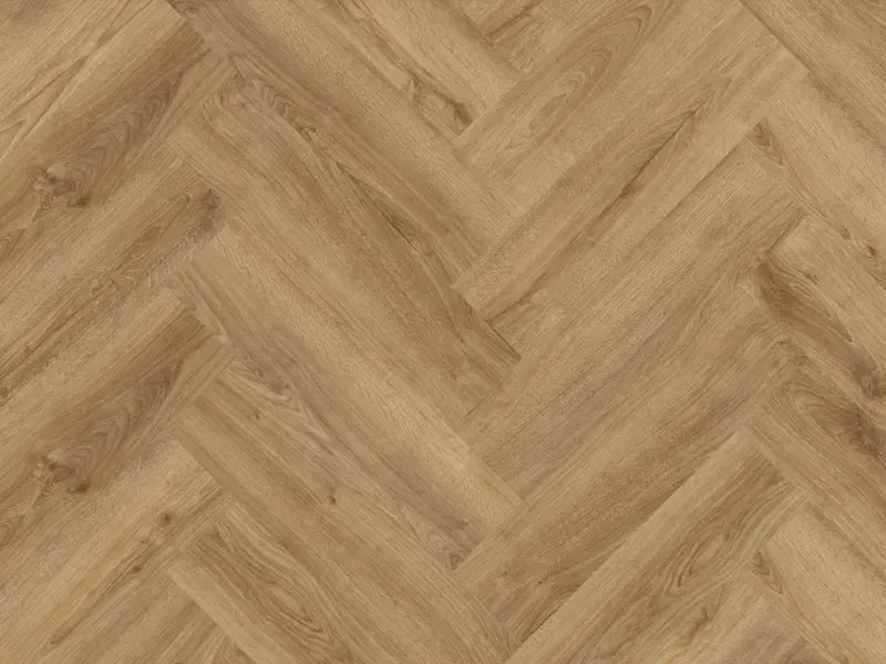 Elka LVT - 6mm Kentucky Oak Honey Brown Herringbone (€52.99/m2)