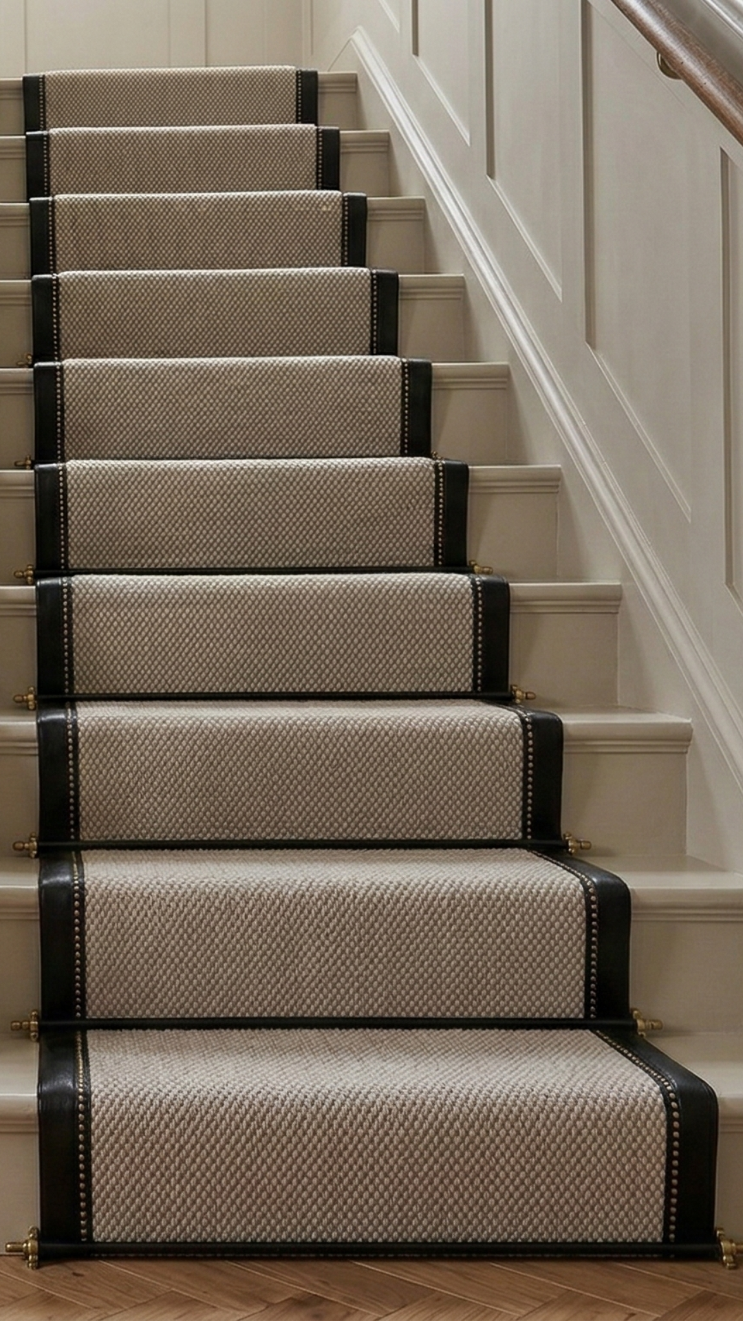 Carpet Stairs Runner with Taped Edge